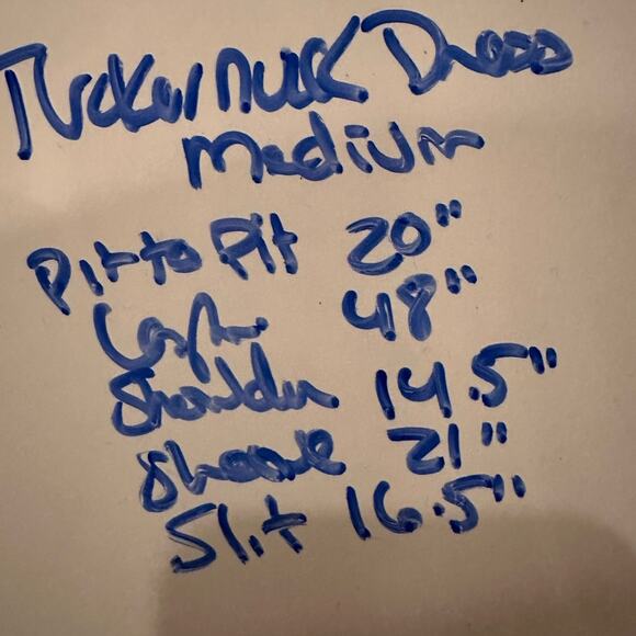 NWT Tuckernuck Atlantic Pacific Navy Blue White Embroidered Hartman Dress MEDIUM - Picture 8 of 16